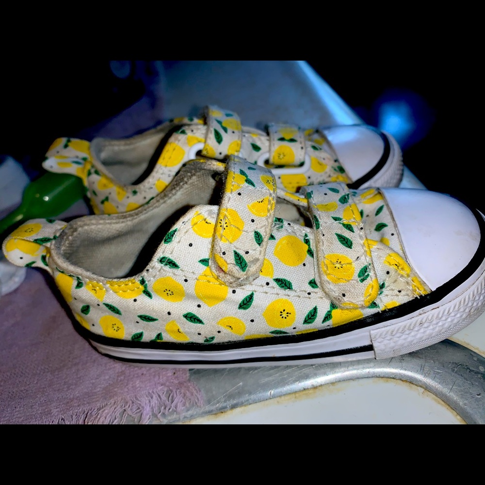 Lemon Toddler Converse